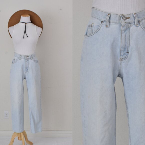 Vintage 90s Lee Mom Light Wash Altered Jeans size 12 short | 31 waist - Picture 1 of 12